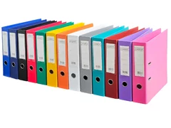 Biblioraft plastifiat interior-exterior PP 7.5 cm, ACCENTA